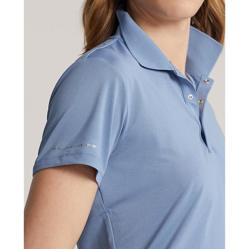 RLX Ralph Lauren Women's Tour Performance Golf Shirt - Channel Blue