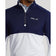 Rlx ralph lauren peach airflow jersey 1/4 zip midlayer - purong puti/ french navy