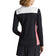 Rlx Ralph Lauren Femme's Power Stretch 1/4 Zip Pull Over - Polo Black / Desert Rose Multi