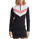 Rlx Ralph Lauren Femme's Power Stretch 1/4 Zip Pull Over - Polo Black / Desert Rose Multi